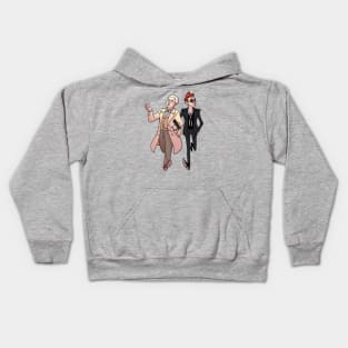 Ineffable husbands taking a stroll Kids Hoodie